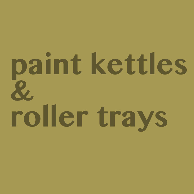 Paint Kettles & Roller Trays