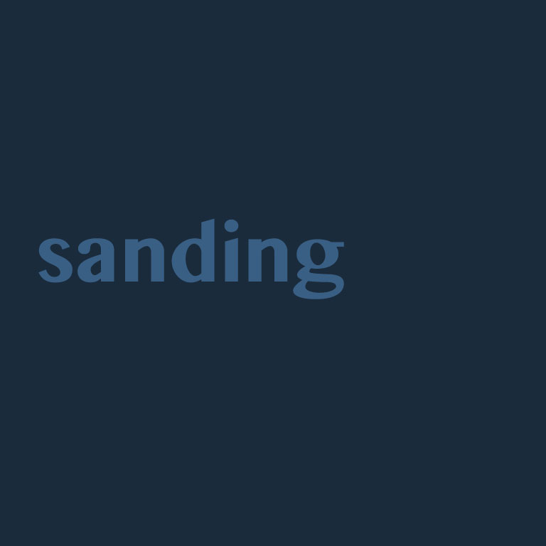 Sanding